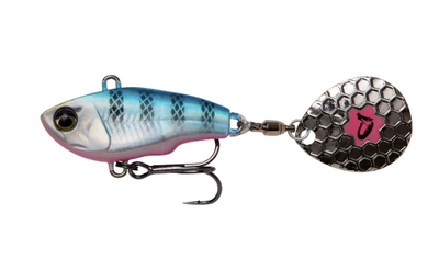 Тейл-спиннер Savage Gear Fat Tail Spin 80mm 24.0g Blue Silver Pink 1854.11.79  фото