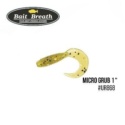 Bait Breath Micro Grub 1" (15шт.) (Ur868 Motoroil-EX) FS0633891 фото