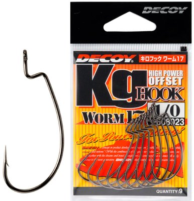 Гачок Decoy Worm17 Kg Hook #6 (9 шт/уп) 1562.01.54 фото